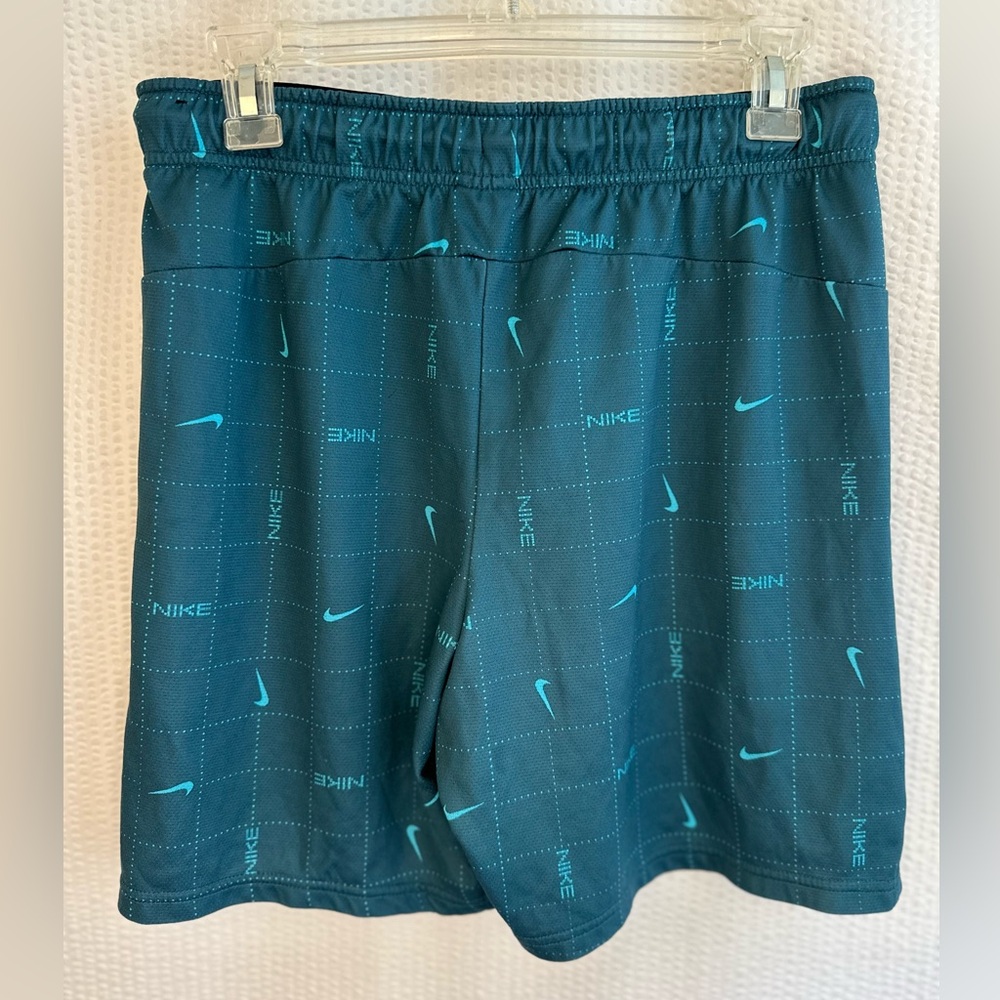 Nike Dri-FIT Teal Blue Athletic Shorts Running Gym Training Men Medium Lined - Picture 2 of 7